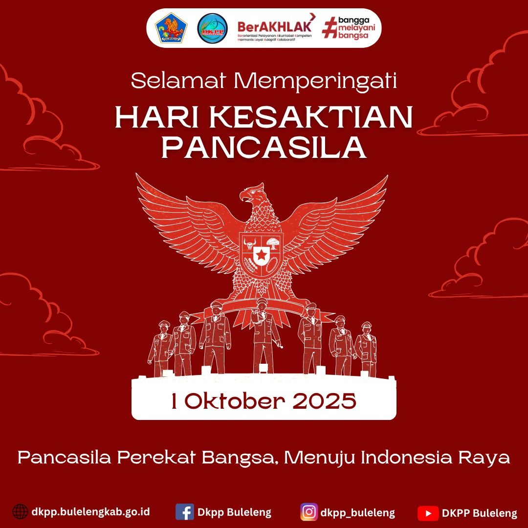  Selamat Memperingati Hari Kesaktian Pancasila 