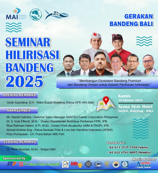SEMINAR HILIRISASI BANDENG 2025 GERAKAN BANDENG BALI