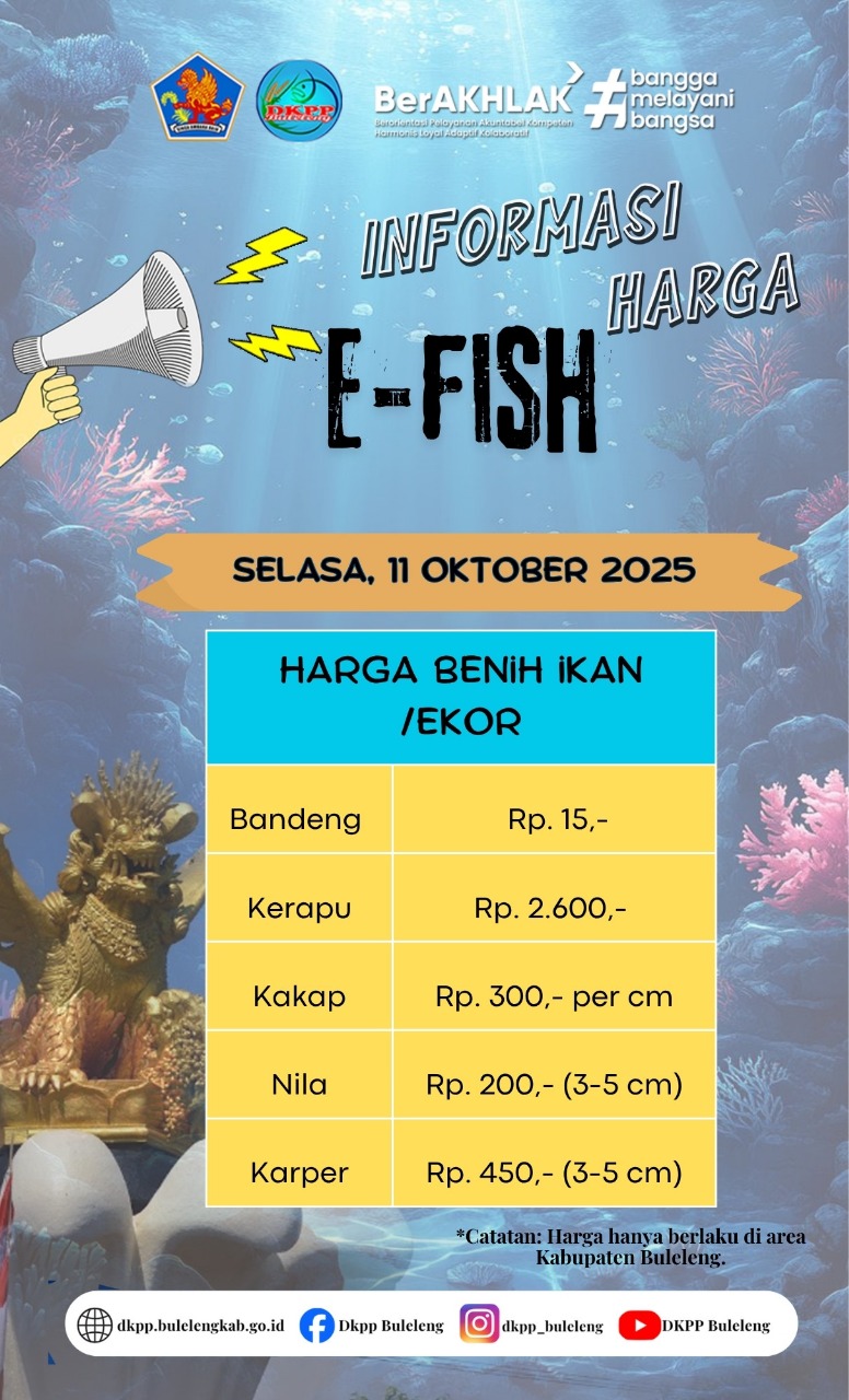INFO HARGA KOMODITAS KELAUTAN DAN PERIKANAN 